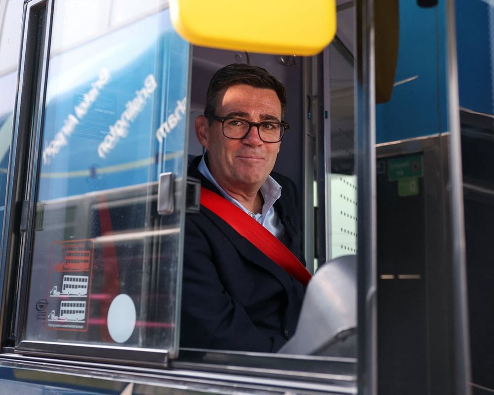 England bus fares capped at £2 as Burnham shifts climate funding