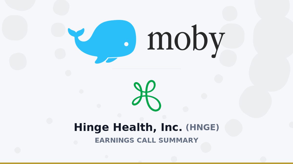 Hinge Health, Inc. Q2 2026 Earnings Call Summary