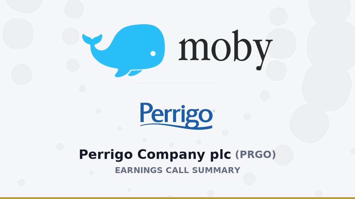 Perrigo Company plc Q2 2026 Earnings Call Summary