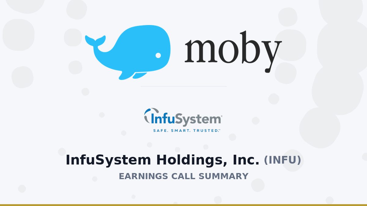 InfuSystem Holdings, Inc. Q2 2026 Earnings Call Summary
