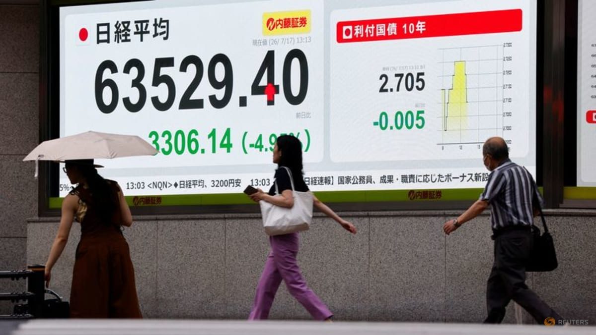 Japan's Nikkei recovers from 6.4% drop on tech earnings focus
