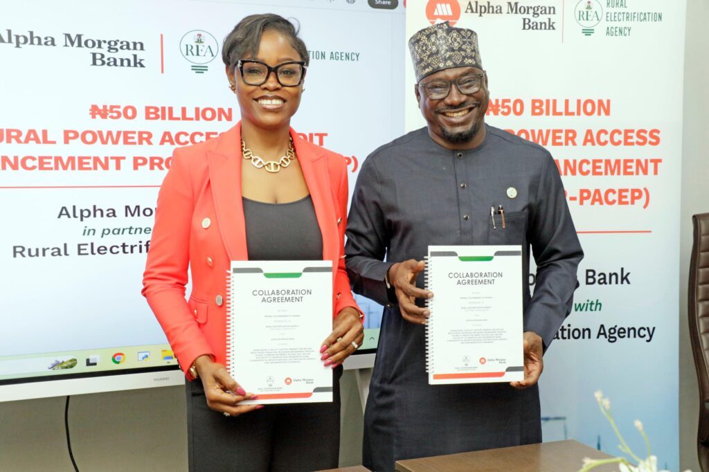 REA, Alpha Morgan partner on N50bn facility to boost off-grid power access