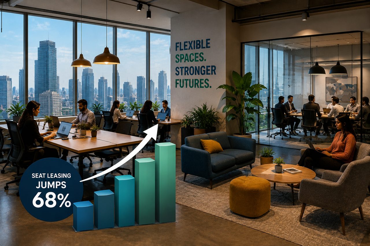 India’s flex workspace market records strongest H1 as seat leasing jumps 68%: Cushman &amp; Wakefield