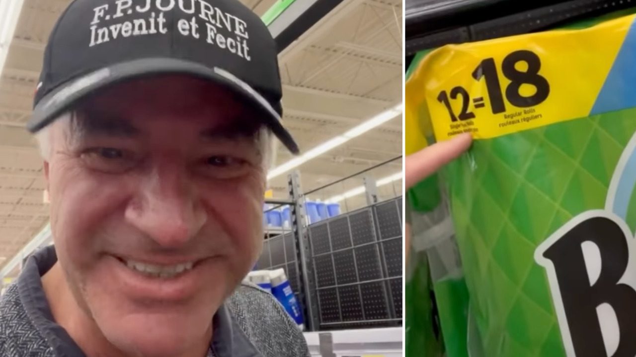 Kevin O'Leary, worth $400 million, compares paper towel prices at Walmart as grocery costs climb 5.9%