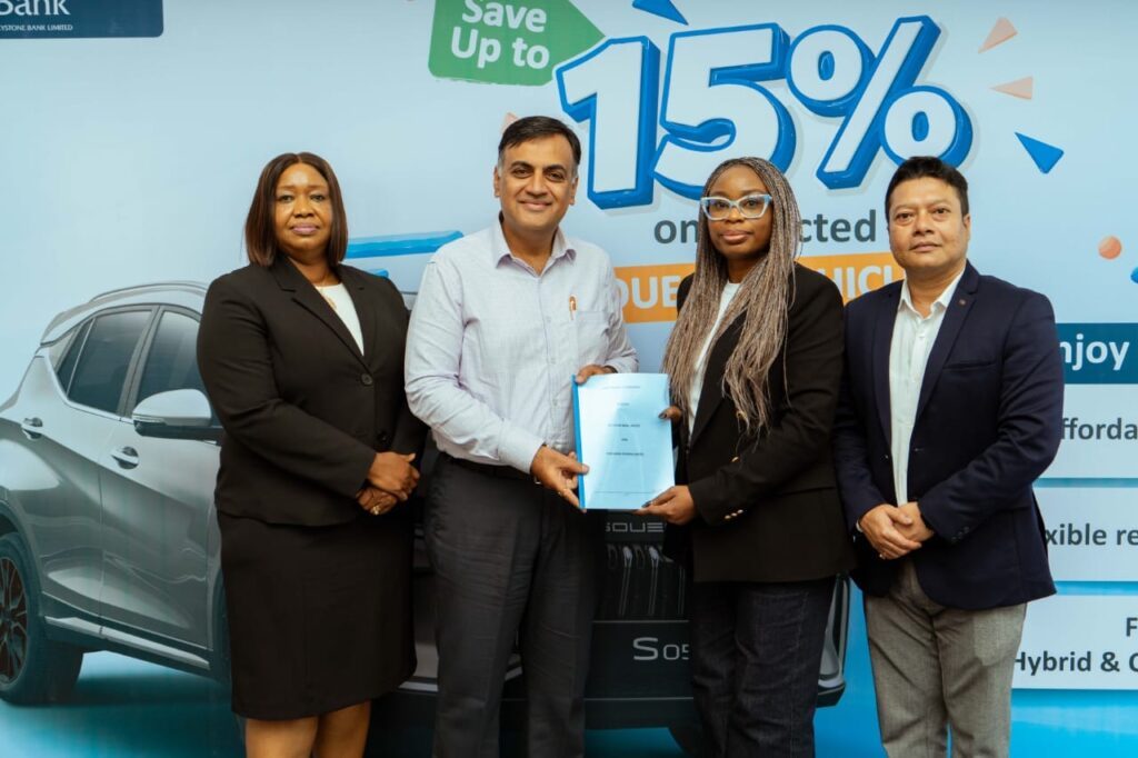 Keystone Bank partners Kewalram to expand auto financing, EV access