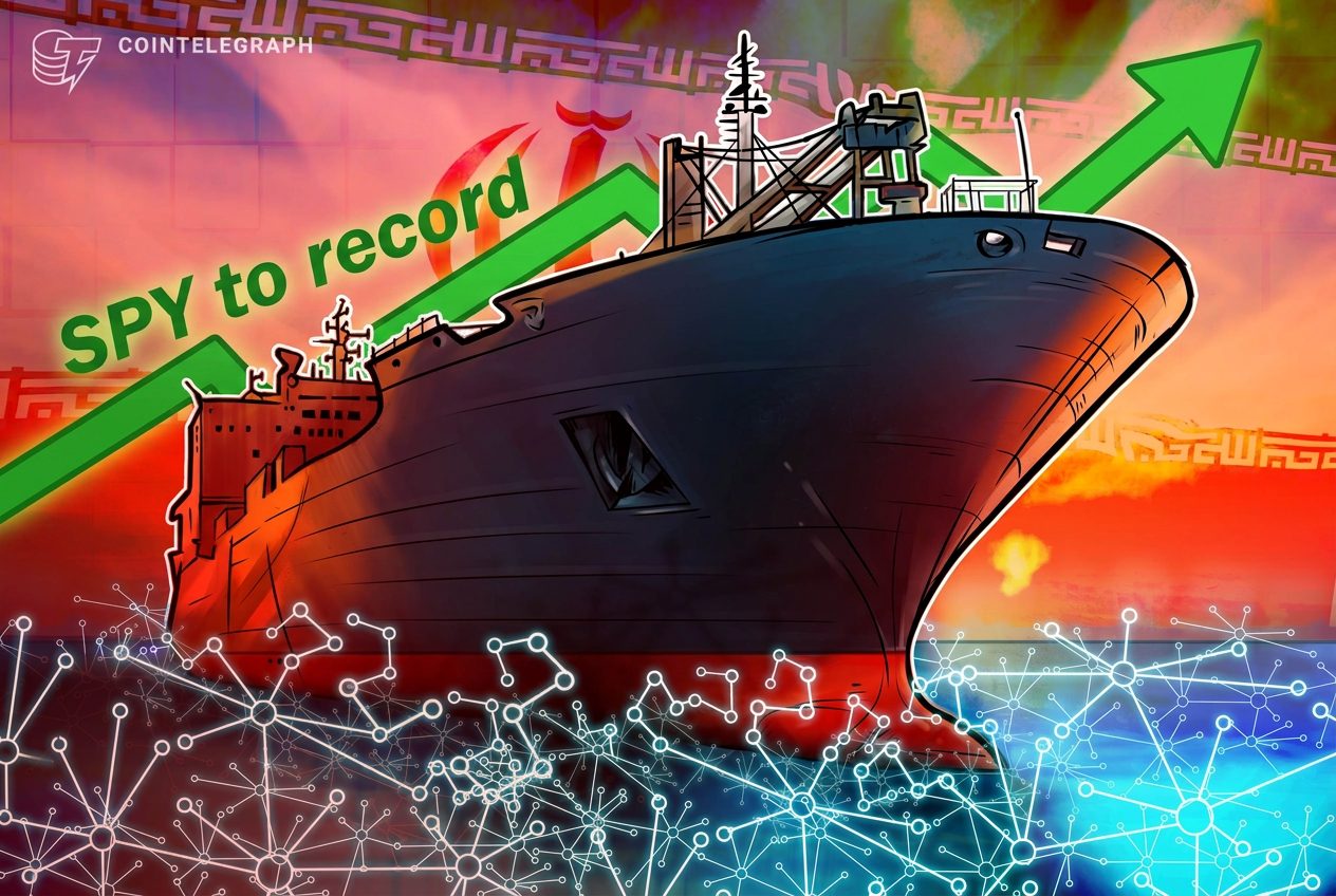 Bitcoin coils at $64K as Hormuz reopening timeline sends S&P 500 to $70T record