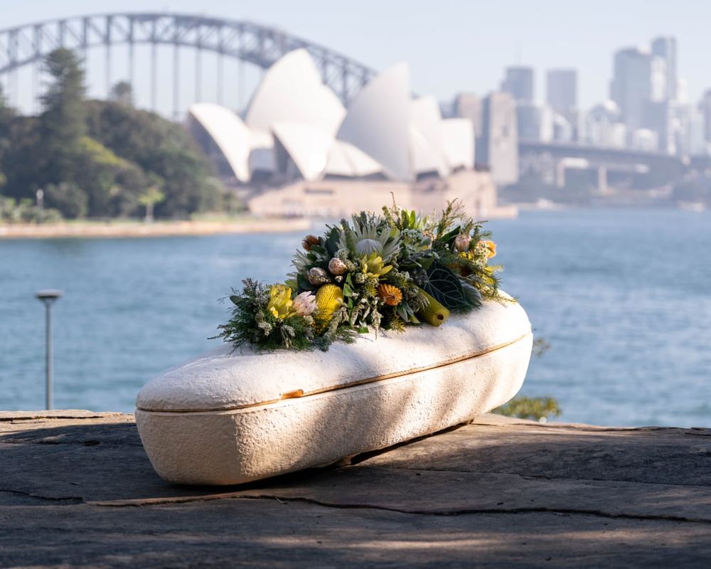 Woman laid to rest in coffin made from mushrooms in Australian first