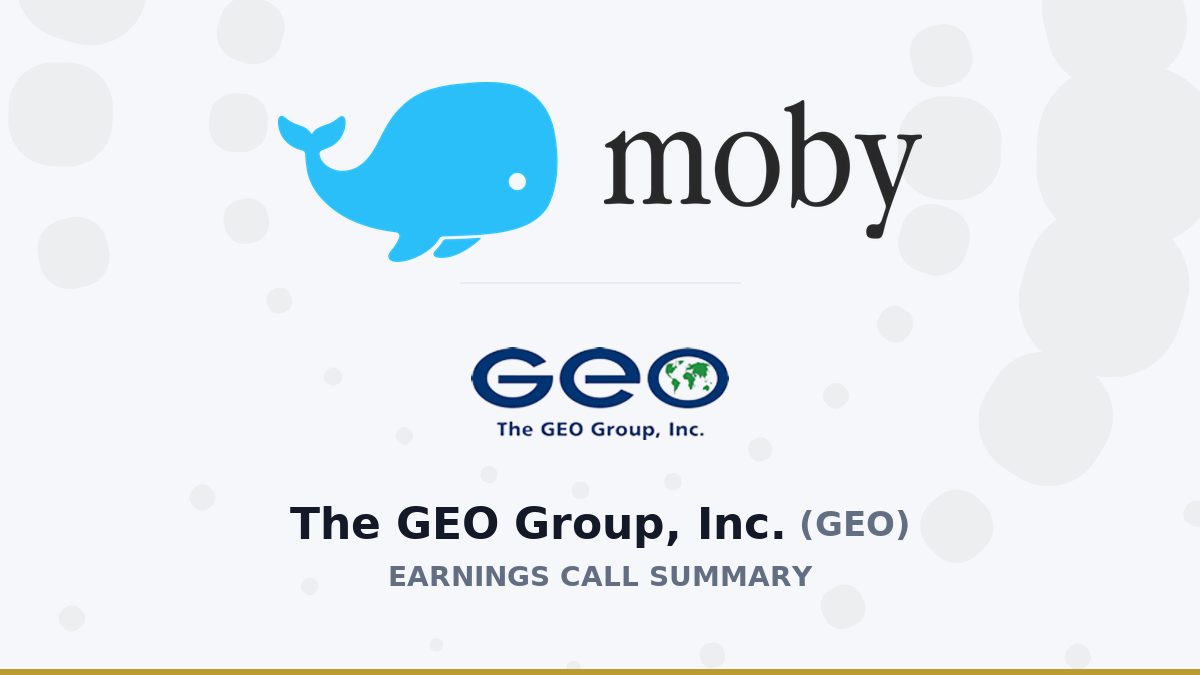 The GEO Group, Inc. Q2 2026 Earnings Call Summary