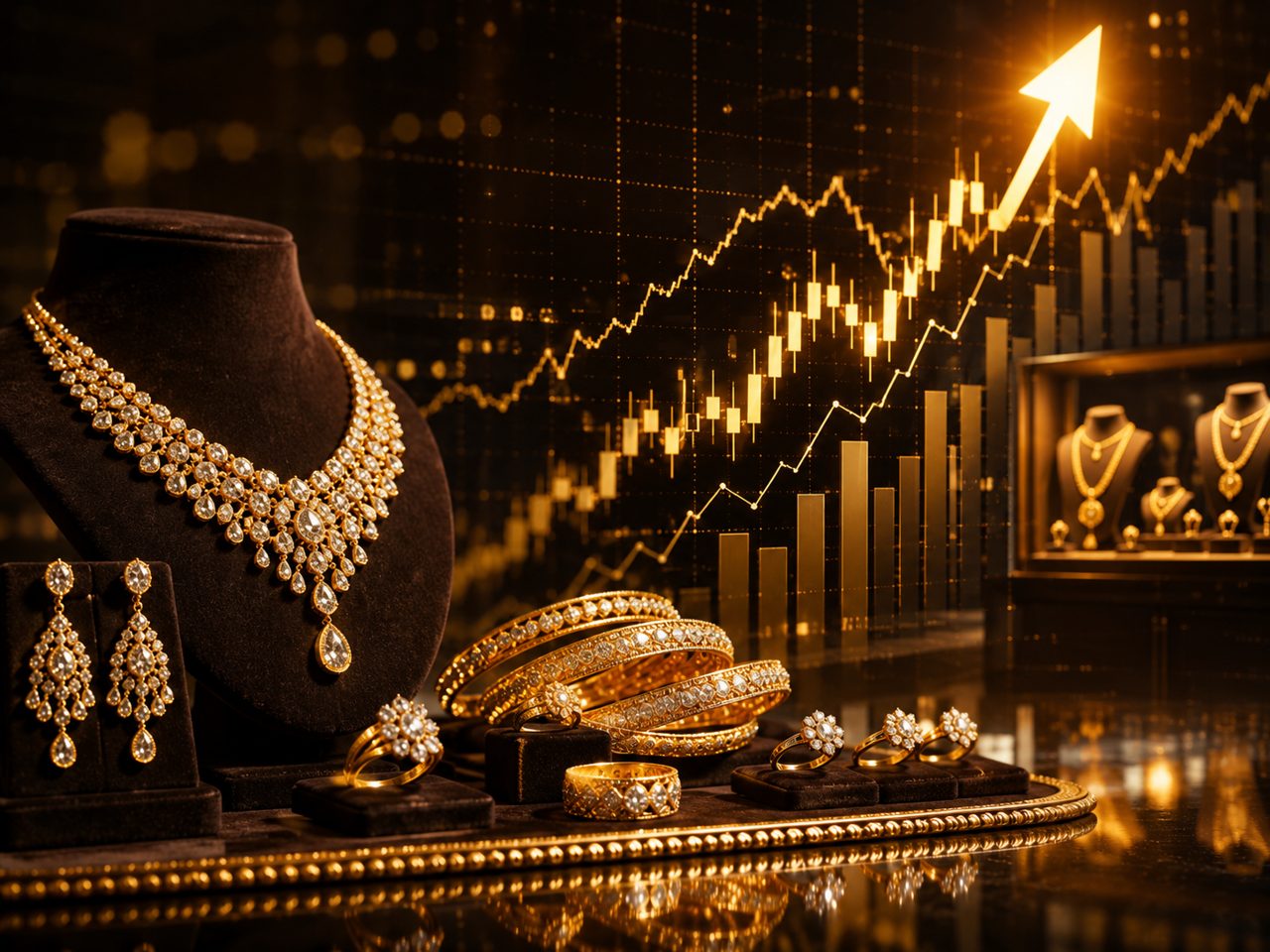 India jewellery stocks surge up to 40% on strong Q1