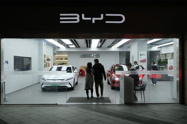 BYD now sells over 40% of its cars outside China