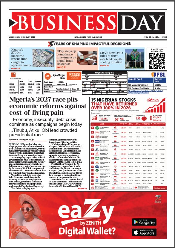 BusinessDay 19th Aug 2026