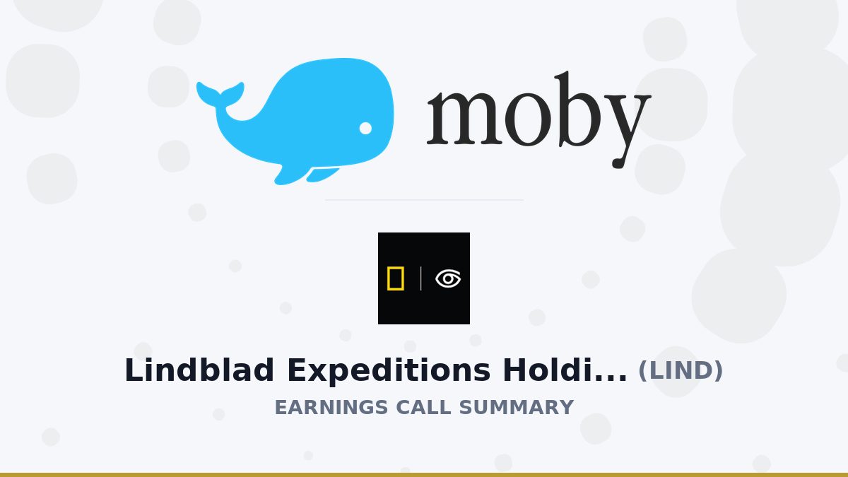 Lindblad Expeditions Holdings, Inc. Q2 2026 Earnings Call Summary