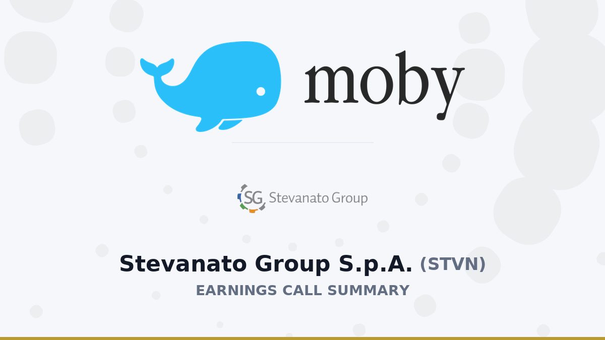 Stevanato Group S.p.A. Q2 2026 Earnings Call Summary