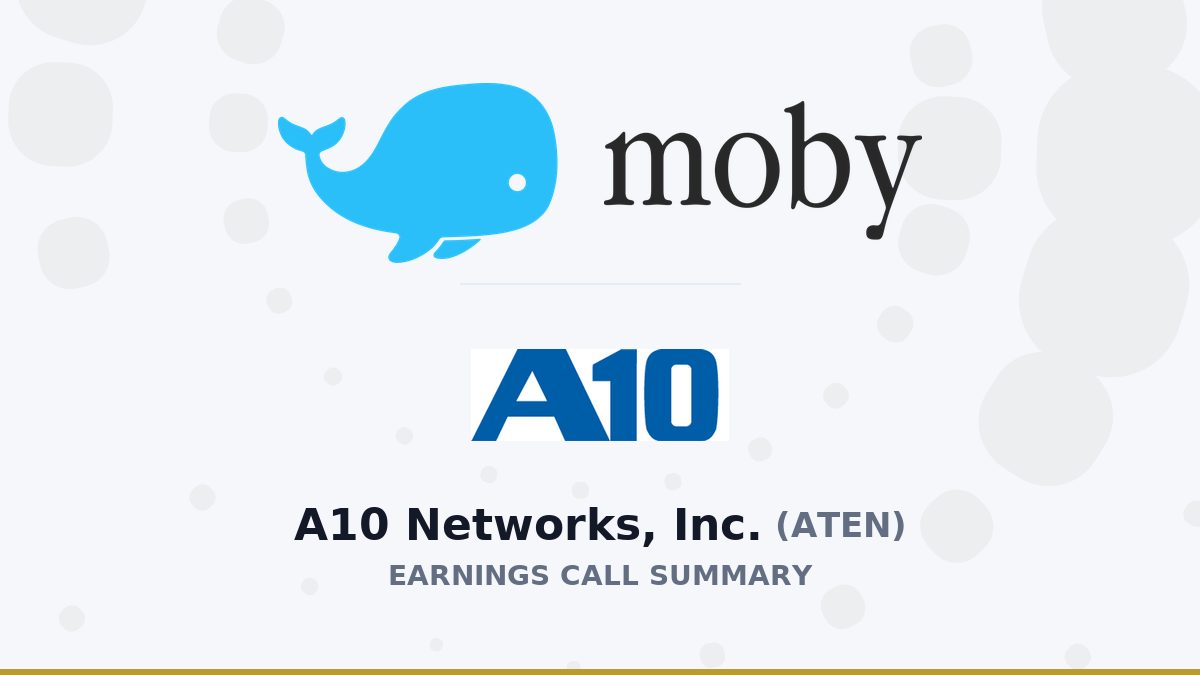 A10 Networks, Inc. Q2 2026 Earnings Call Summary