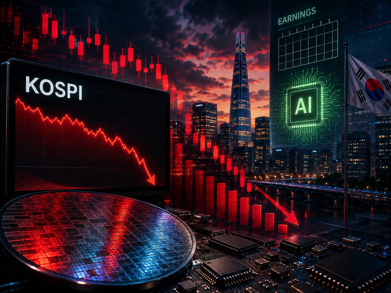 Global Market: Kospi drops 2% as chip stocks tumble ahead of Nvidia earnings