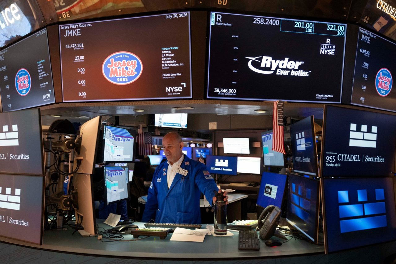 Stocks finish wild month with Amazon rising, Apple sinking and Seoul's best day ever resulting in a 22% loss