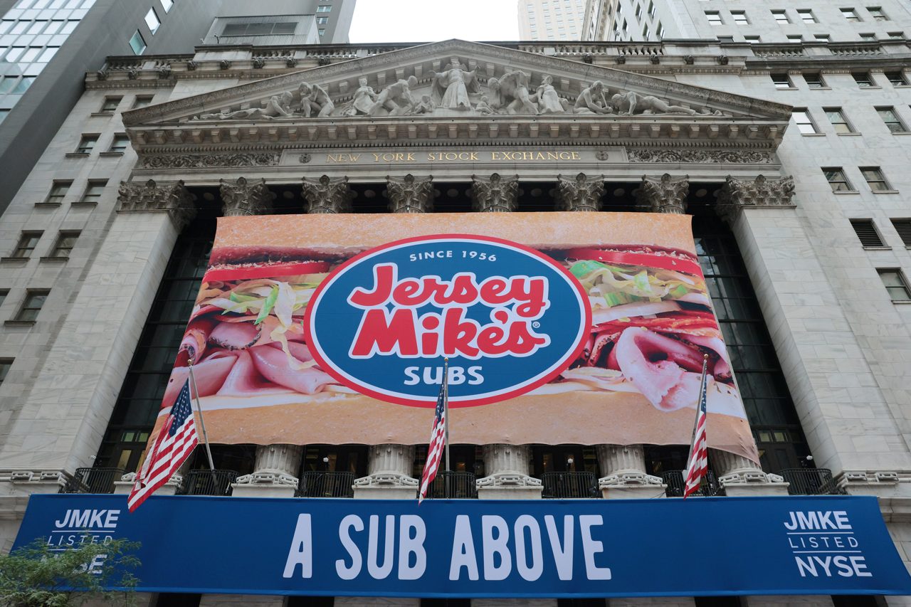 Jersey Mike's stock opens at $21 per share, valuing the company at over $7 billion