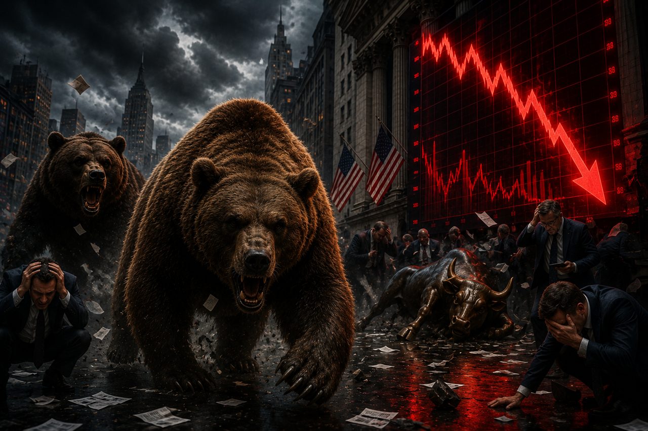 US stocks: US market closes down sharply after Fed holds rates unchanged