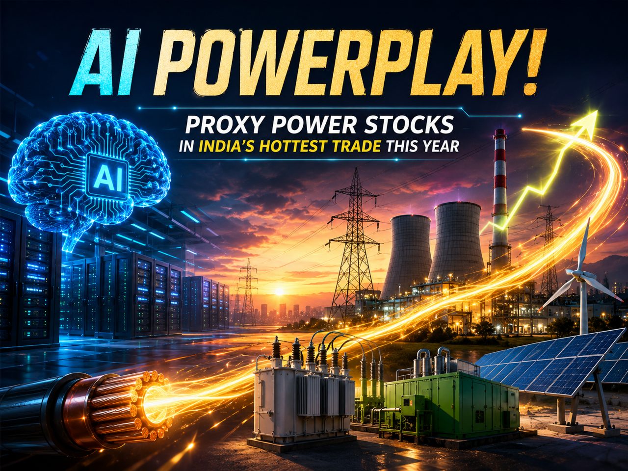 AI Powerplay! Proxy power stocks give up to 100% returns in India's hottest trade this year