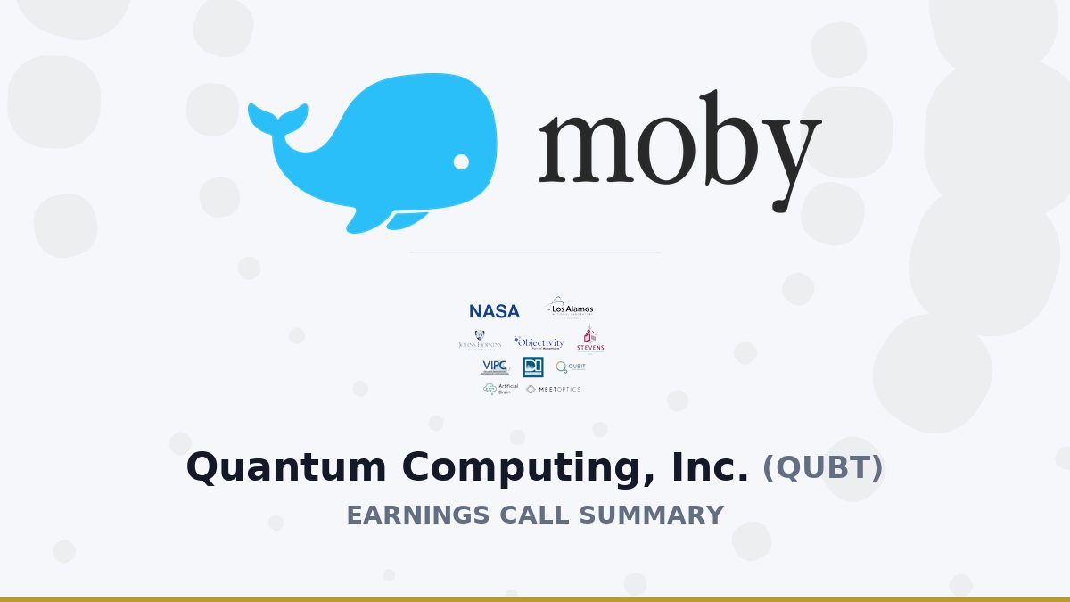 Quantum Computing, Inc. Q2 2026 Earnings Call Summary