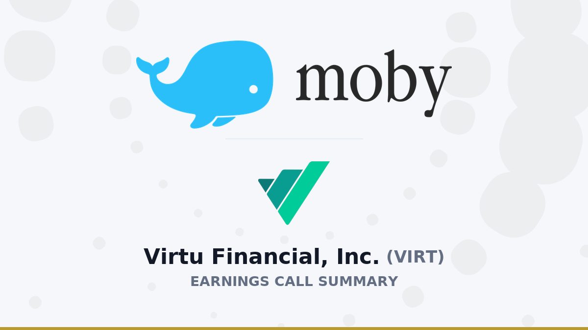 Virtu Financial, Inc. Q2 2026 Earnings Call Summary