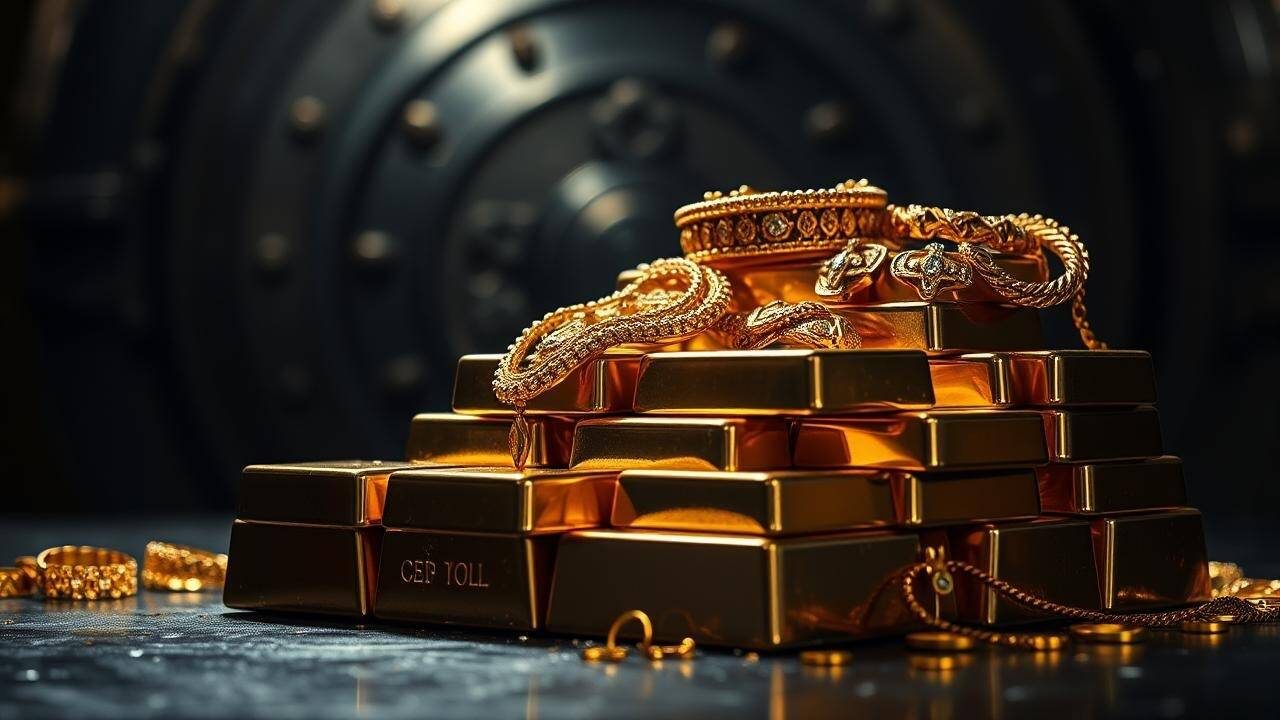 Gold Falls to Two-Week Low as Brent Oil Surges Past $90