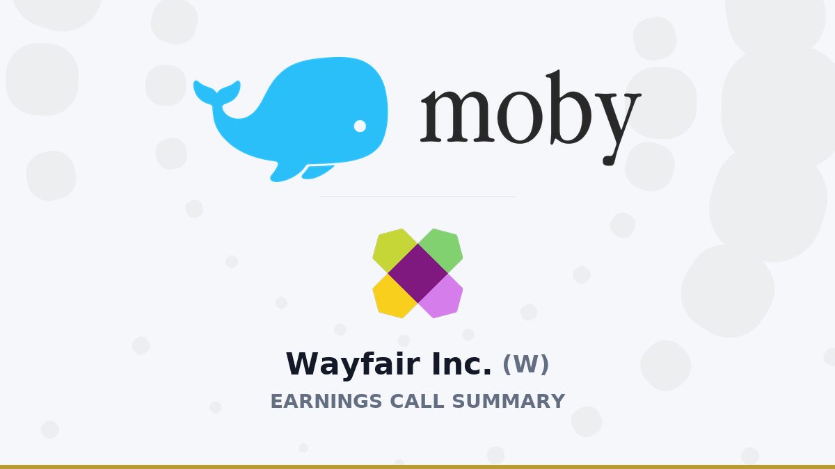 Wayfair Inc. Q2 2026 Earnings Call Summary