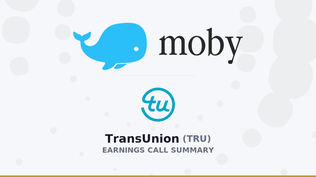 TransUnion Q2 2026 Earnings Call Summary