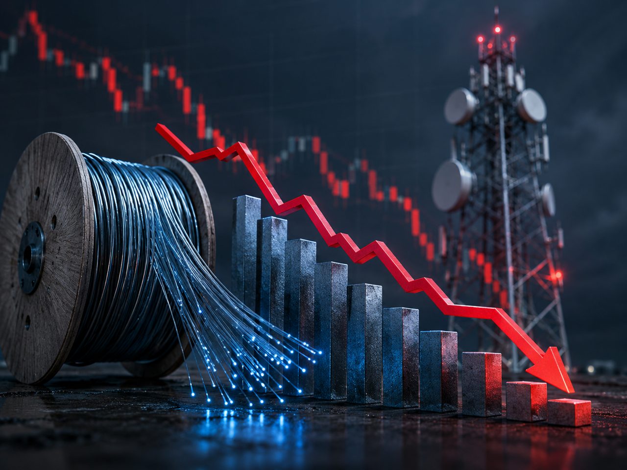 Sterlite Tech shares fall 27% from peak after 400% 2026 surge
