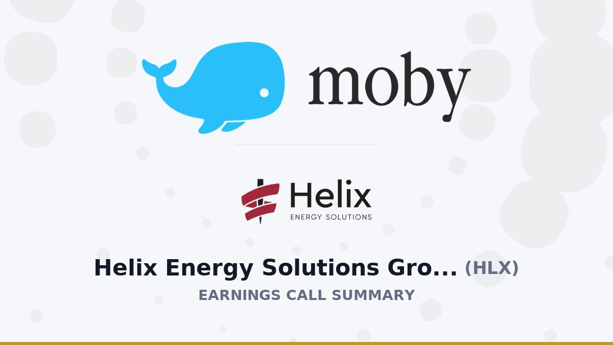 Helix Energy Solutions Group, Inc. Q2 2026 Earnings Call Summary