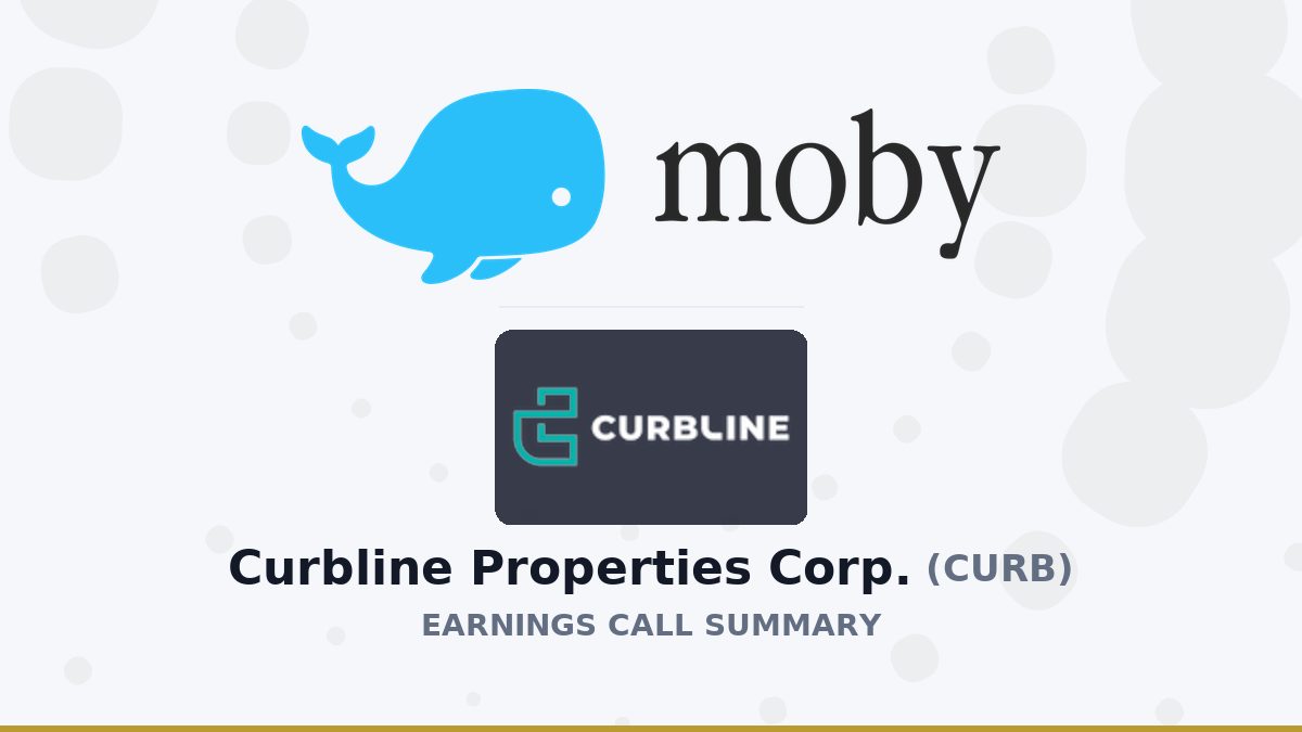Curbline Properties Corp. Q2 2026 Earnings Call Summary