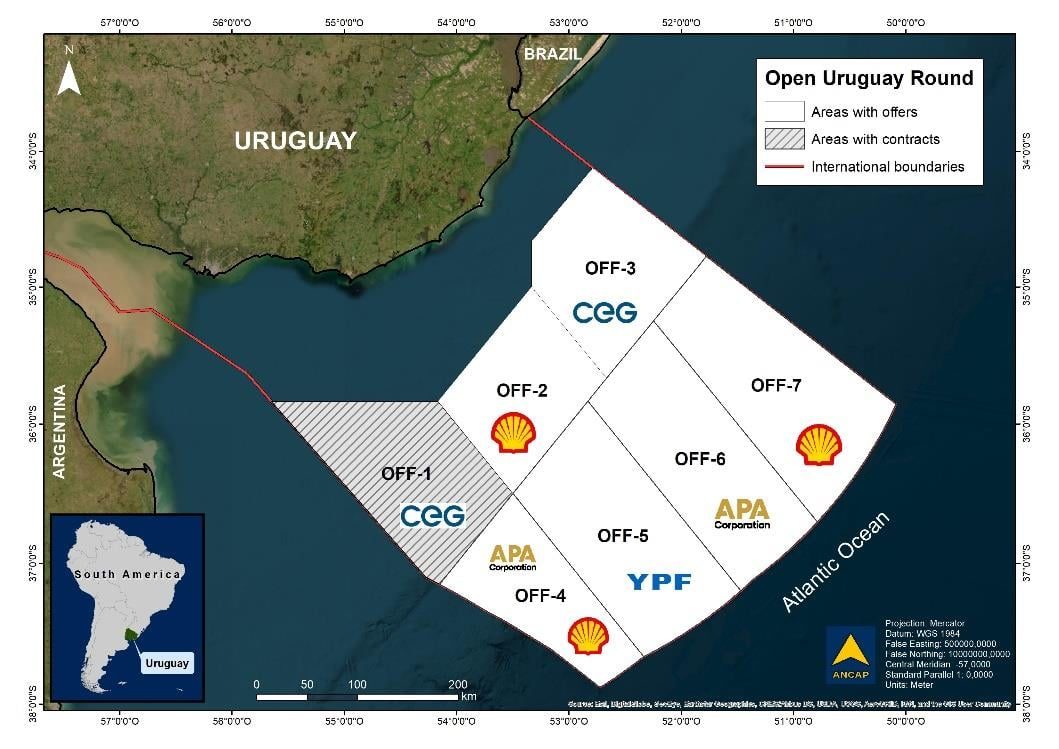 Eni joins block offshore Uruguay ahead of drilling ops