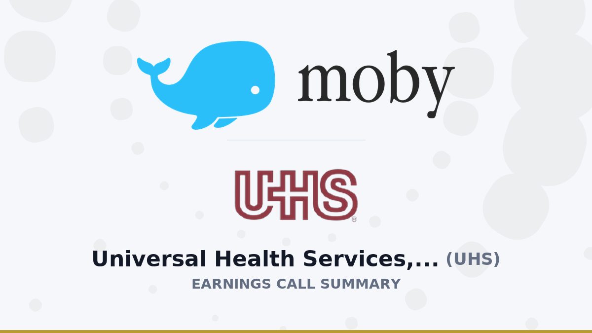 Universal Health Services, Inc. Q2 2026 Earnings Call Summary