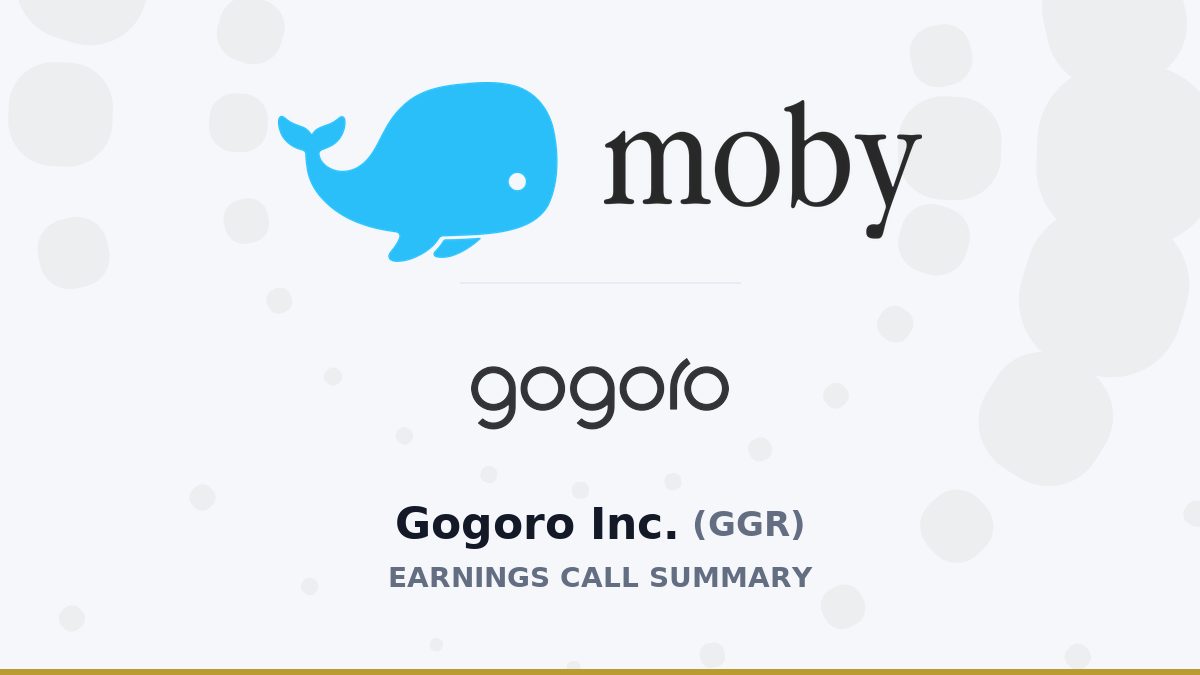 Gogoro Inc. Q2 2026 Earnings Call Summary