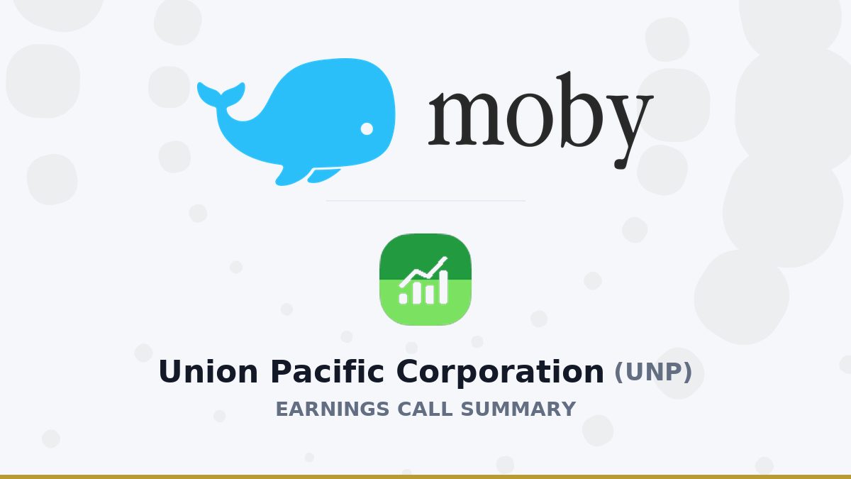 Union Pacific Corporation Q2 2026 Earnings Call Summary