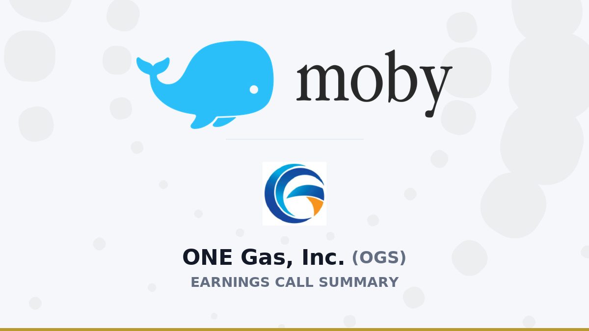 ONE Gas, Inc. Q2 2026 Earnings Call Summary
