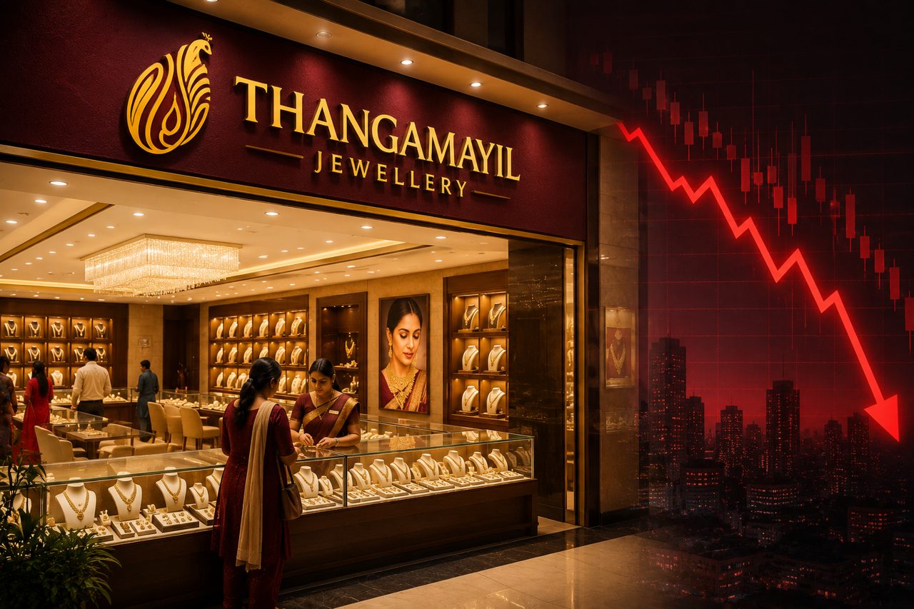 Thangamayil Jewellery Q1 Results: Net profit spikes 86% YoY to Rs 85 crore; stock tanks 10% on weak guidance