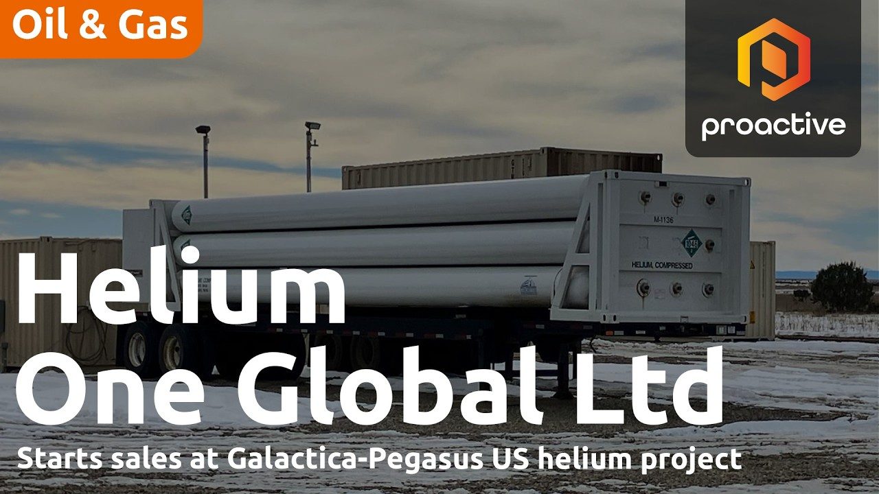 Helium One makes leap from explorer to producer with first helium sales at Galactica