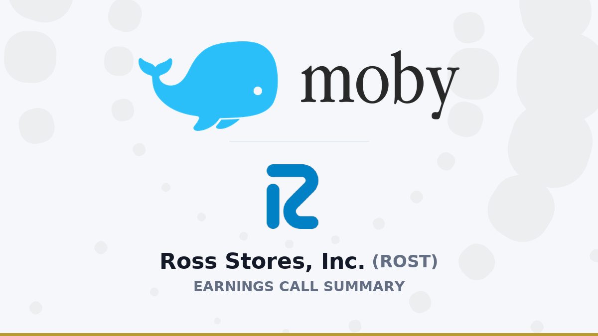 Ross Stores, Inc. Q2 2026 Earnings Call Summary