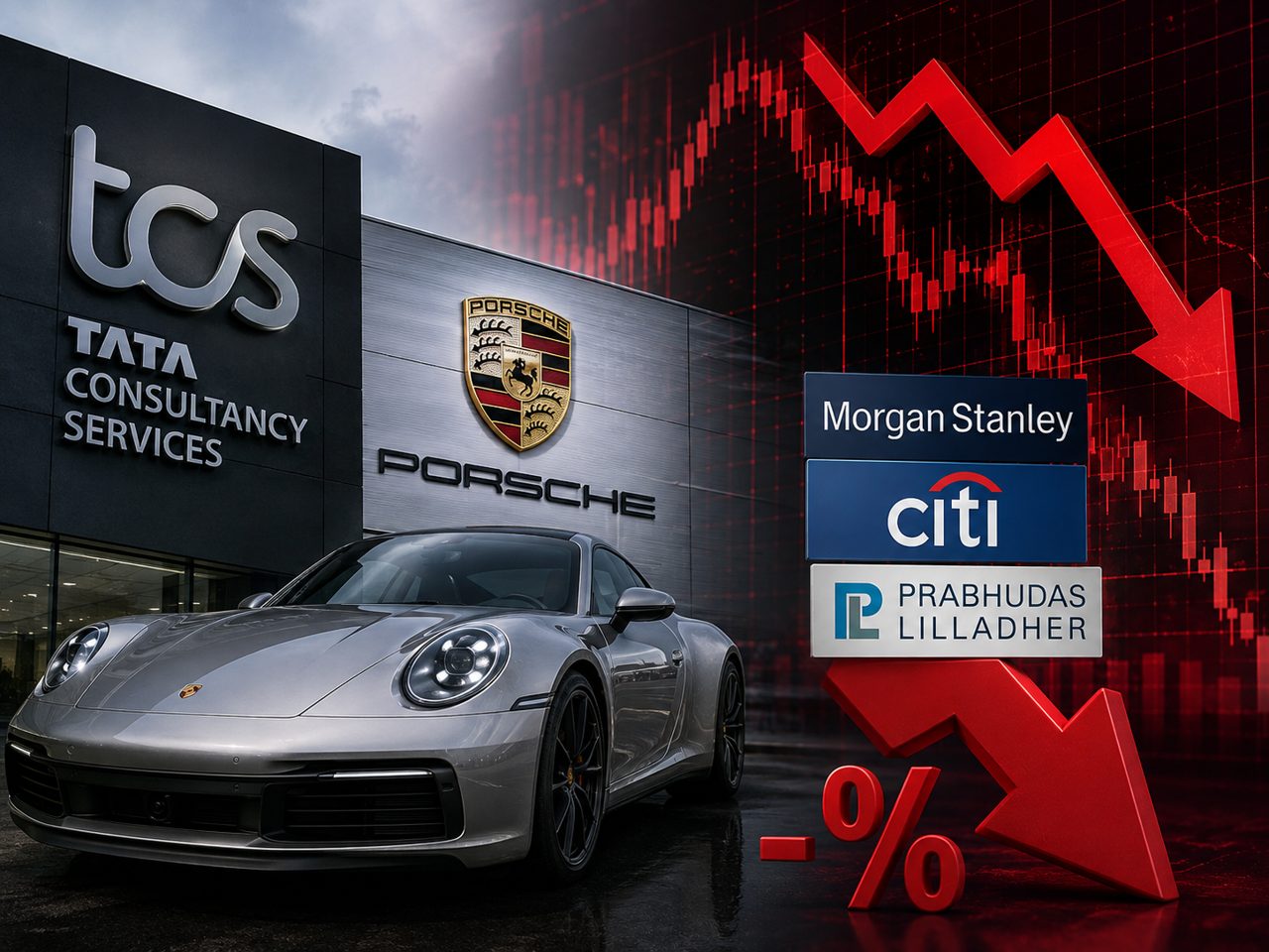 TCS-Porsche deal: Why Morgan Stanley, Citi, other brokerages still see up to 20% downside potential
