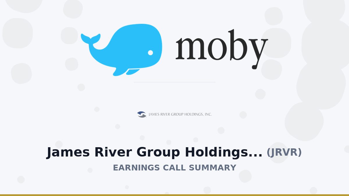 James River Group Holdings, Ltd. Q2 2026 Earnings Call Summary