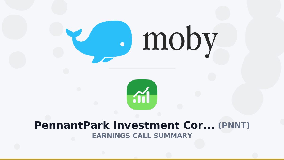PennantPark Investment Corporation Q3 2026 Earnings Call Summary