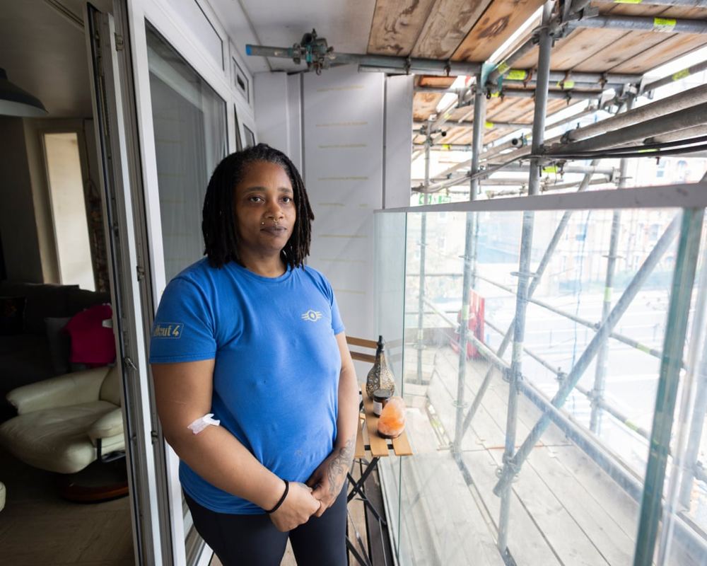 ‘We’re living in darkness’: six years of scaffolding, still no post-Grenfell cladding