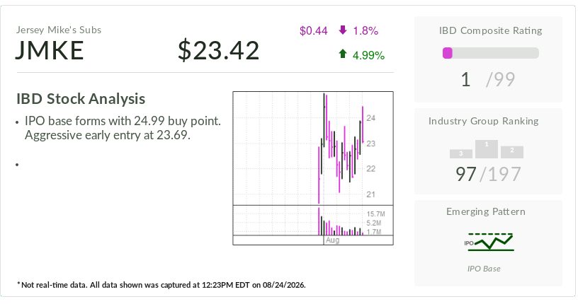 Analysts Fall Over Themselves With Bullish Ratings On IBD Stock Of The Day