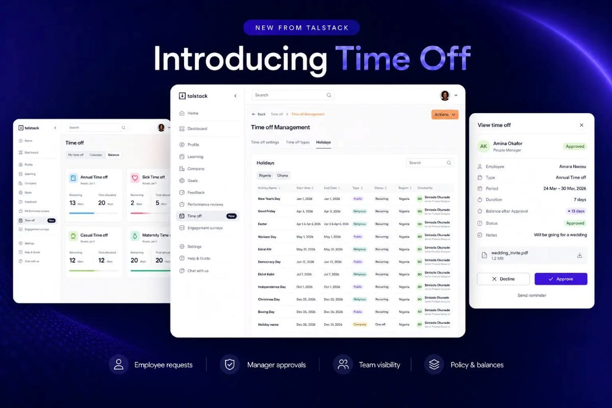 Talstack expands HR technology offering with time off module