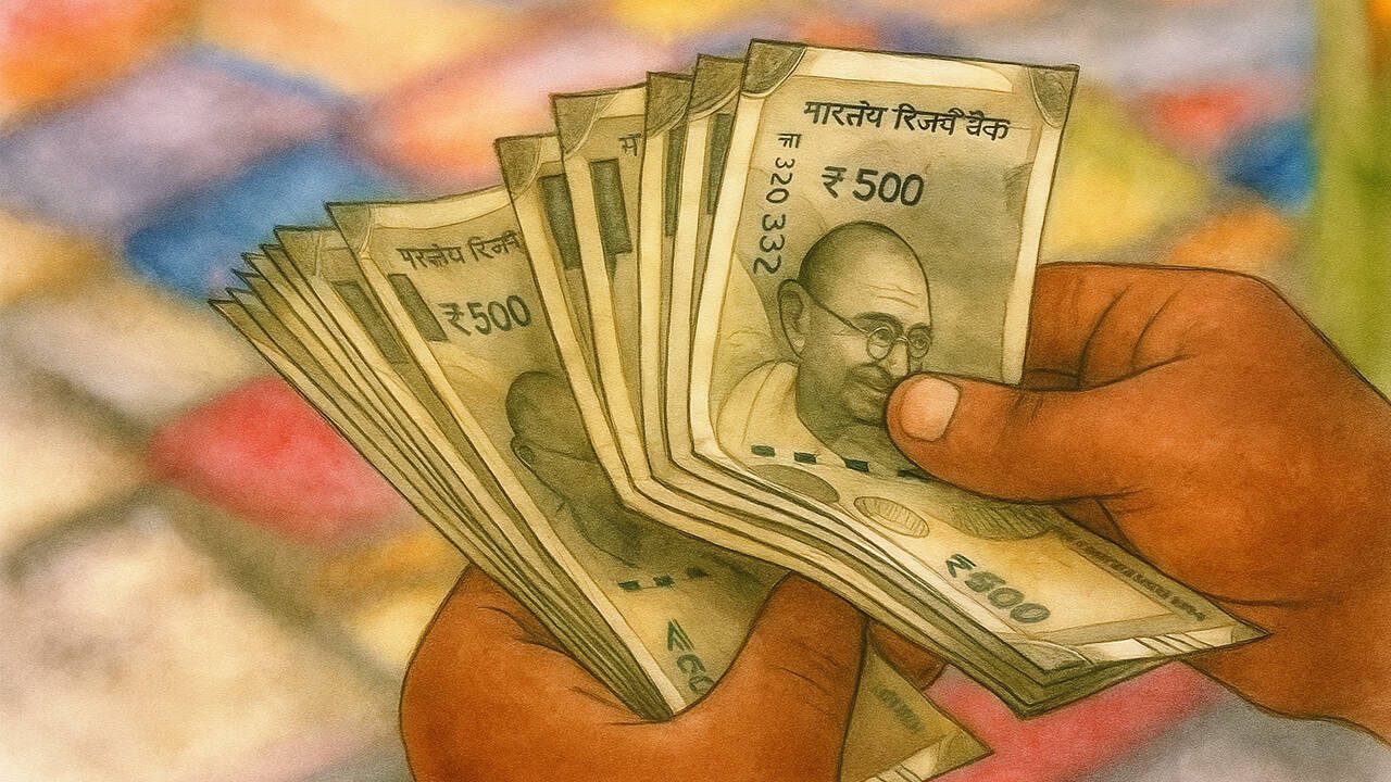 Indian Rupee Strengthens to 95.41 as Oil Retreats and Central Bank Intervenes