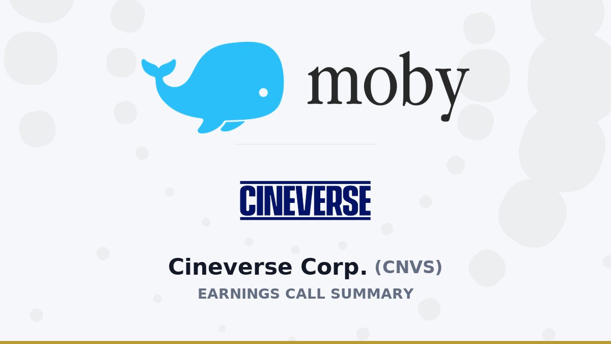 Cineverse Corp. Q1 2027 Earnings Call Summary