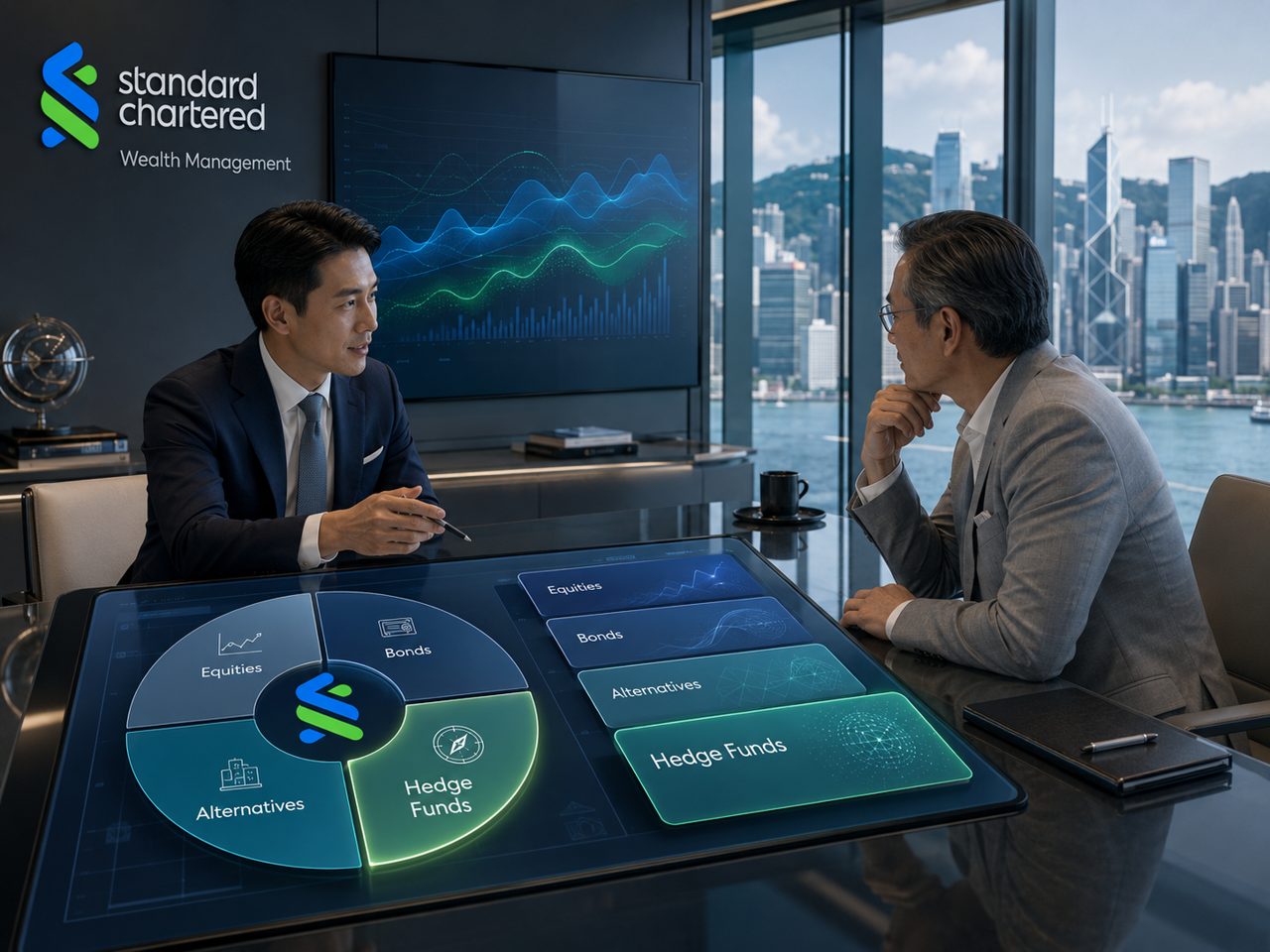 Global Market: Standard Chartered expands hedge fund offerings as investors seek protection from market volatility