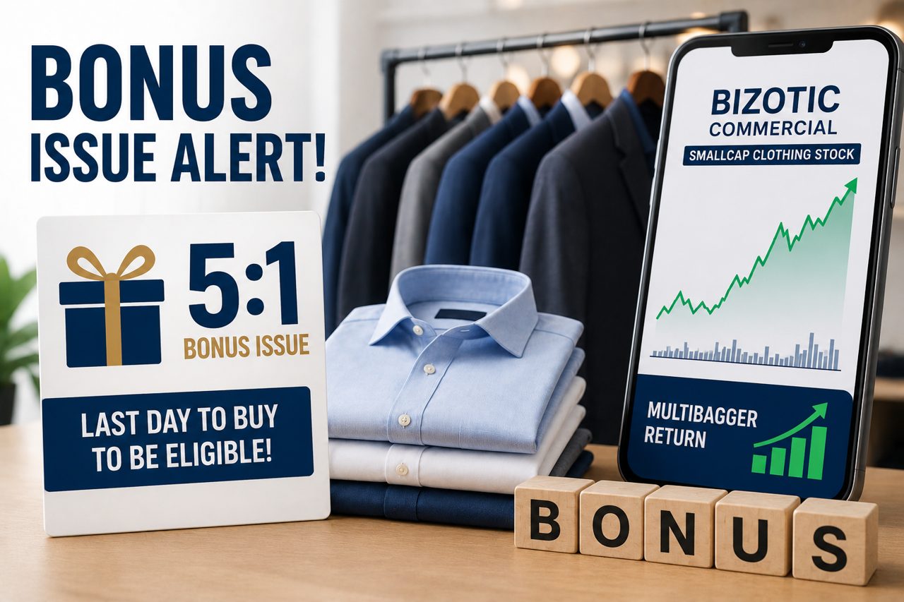 Bonus issue alert! Last day to buy this multibagger smallcap clothing stock for 5:1 bonus reward. Do you own?