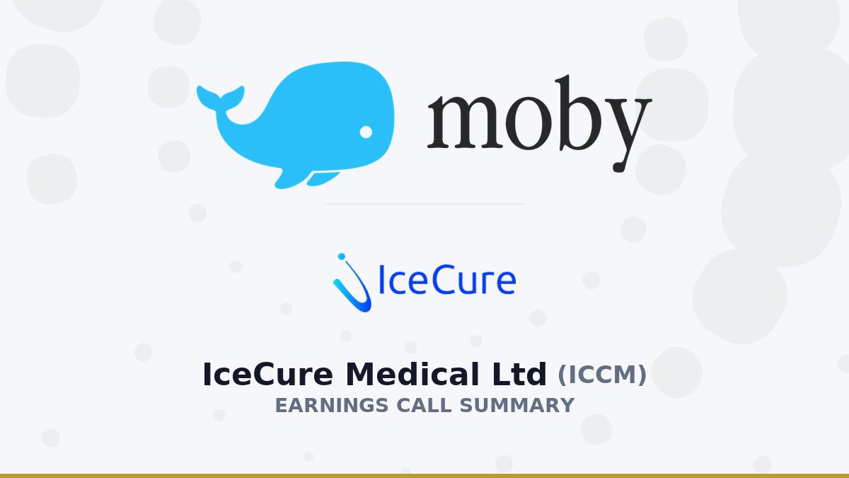 IceCure Medical Ltd Q2 2026 Earnings Call Summary